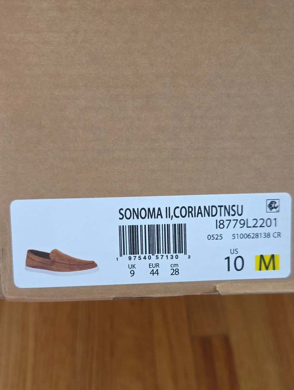 Sonoma II  Suede Coriander Brown Loafer by Vince Sz 10